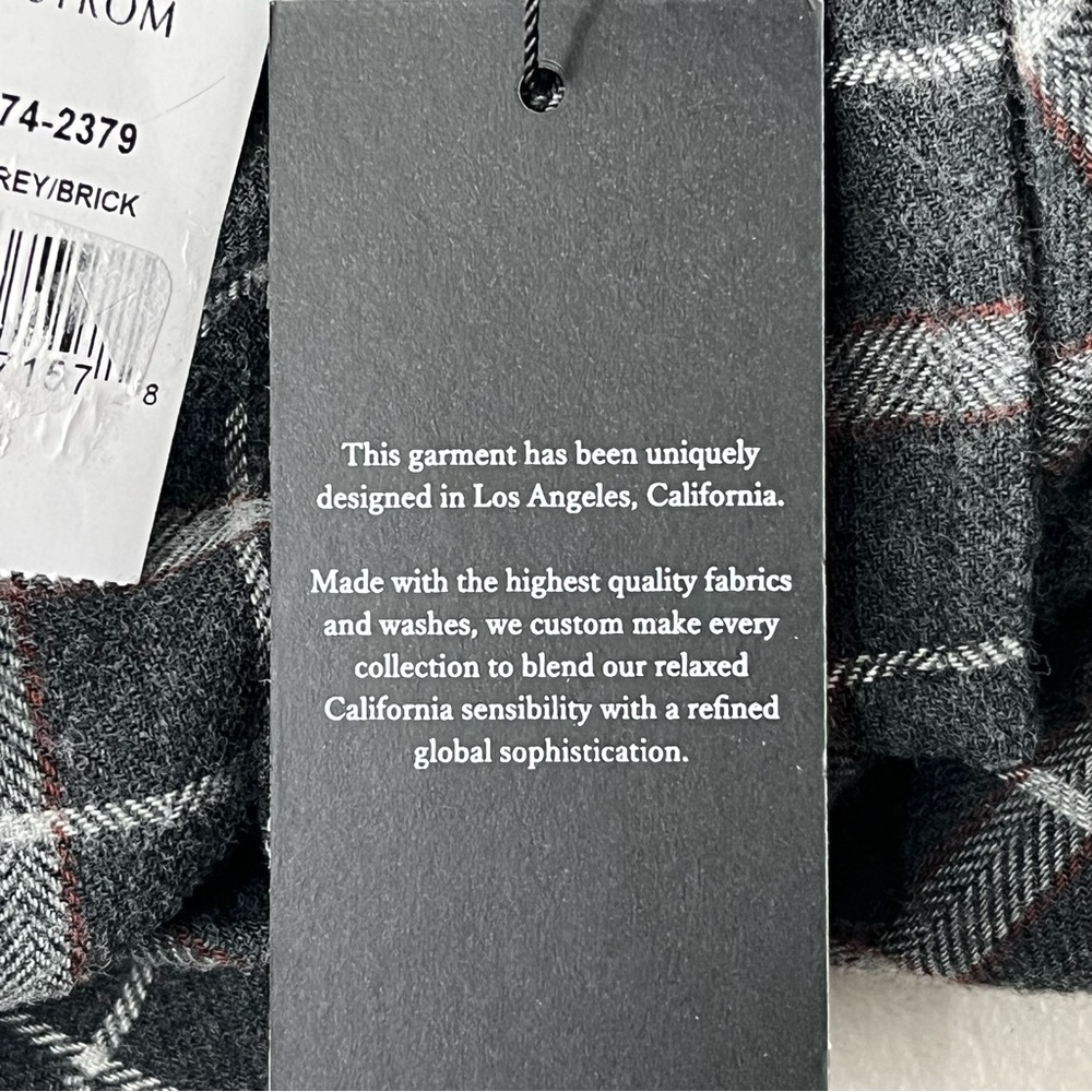 RAILS NWT MEN’S LENNOX BRUSHED REGULAR FIT PLAID LONG SLEEVE BUTTON DOWN SHIRT - Picture 6 of 16